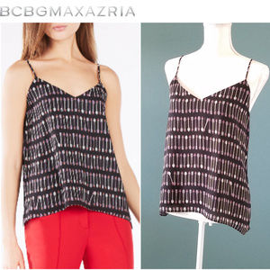 Tank Top BCBGMaxazria Cora Cupid Stripe Print Sz M